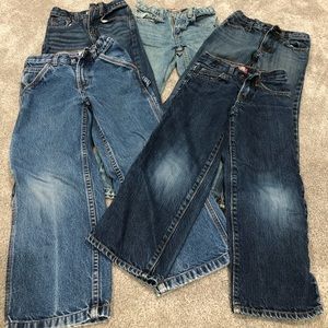 Lot of boys jeans - regular and bootcut, size 6 slim